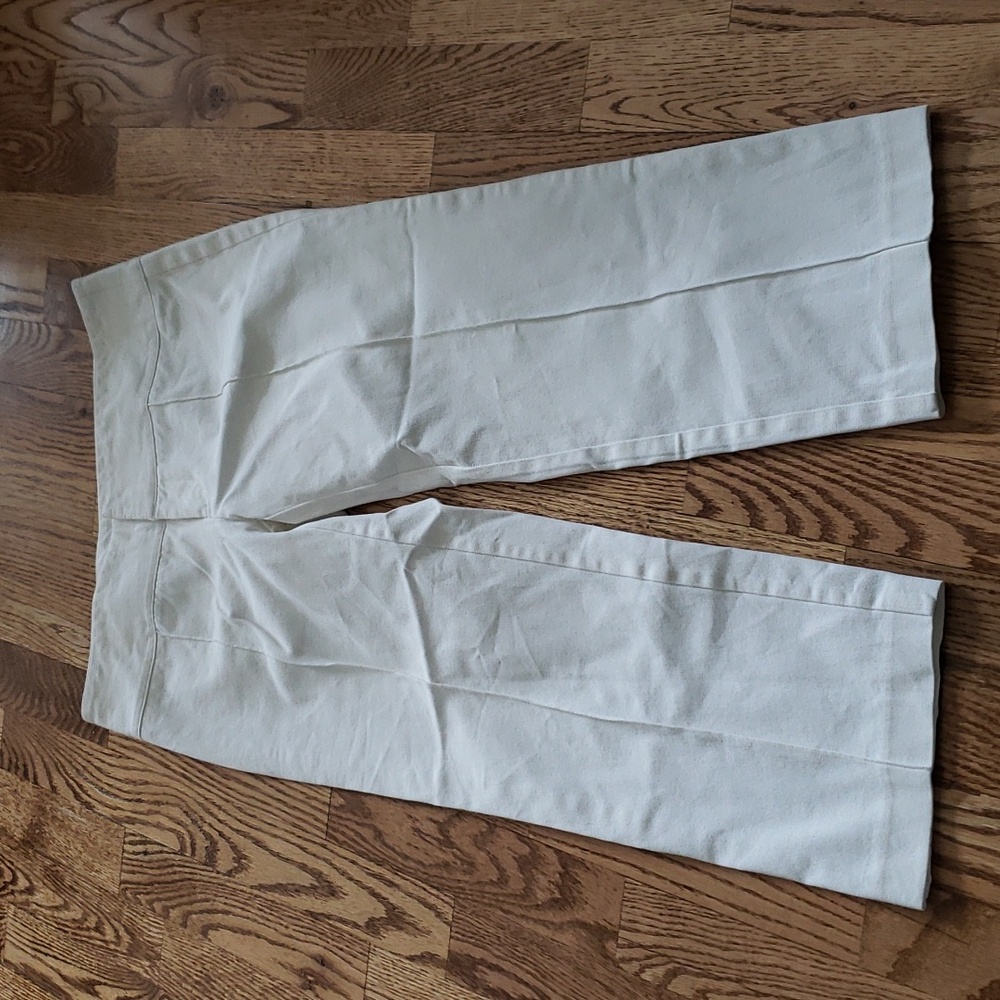 (2) INC International Concepts Cottagecore Neutral Bohemian Capris One Color